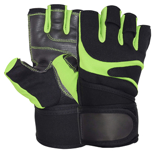 <b>Half</b> Finger Fitness Gloves with Adjustable Wrist Strap for Weight Lifting Gym Training Breathable Non <b>Slip</b> Custom Logo Gloves - Product Image 1