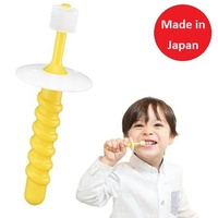 Fabriqué au Japon Nouveau style et Durable bébé 360do brosse à dents 360 degrés brosse à dents avec plaque de sécurité garde de sécurité bébé brosse à dents