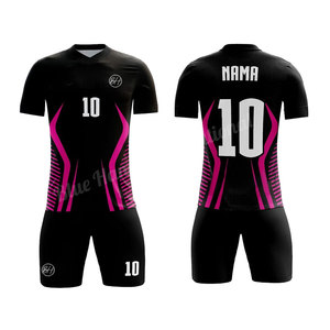 Uniforme de Fútbol Personalizado de Alta Calidad, Transpirable, con Diseños Impresos, Uniforme de Fútbol Internacional Azul para Equipos - Product Image 1