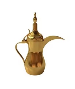 Traditional Arabic Coffee Pot Metal Dallah for Serving Coffee Home Use - Product Image 4