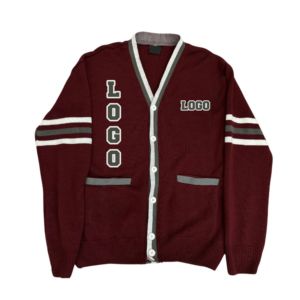 Made Your Custom High-quality V-neck <b>Sweaters</b> for sorority/Fraternity/ Schools/Colleges/Universities Logos Knitted <b>Cardigans</b> - Product Image 1