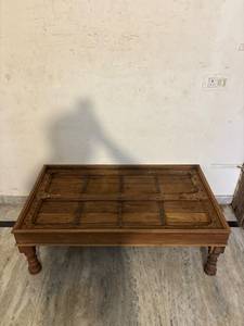 Modern Luxury Vintage Solid Wood <b>Coffee</b> <b>Table</b> <b>Tiles</b> Design Adjustable Height Custom Farmhouse Paradise Handicrafts Fast - Product Image 1