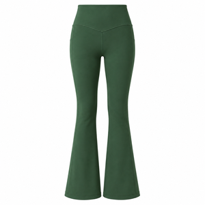 Women High Waist <b>Flare</b> Yoga Pants Print Bell Bottom <b>Leggings</b> Tummy Control Trousers Workout Activewear - Product Image 1