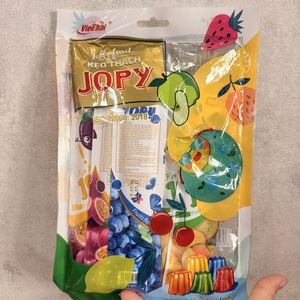 เยลลี่แท่งยาวหลากสี 4 รสผลไม้ JOPY 350 กรัม - ผู้ผลิตแบบ OEM/ODM - Product Image 2