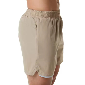 Shorts de sport pour hommes, respirants, à séchage rapide, pour la course à pied, la gym et l'entraînement, avec cordon de serrage à la taille - Product Image 5