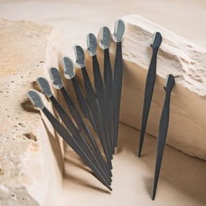 Modern Stainless Steel Eyebrow Tweezers Set Pointed Tip Slanted Design Durable Grooming <b>Tool</b> for Precise <b>Hair</b> <b>Removal</b> - Product Image 1