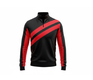 High Quality Quarter Zip <b>Pullover</b> – Custom Teamwear <b>Jacket</b> for <b>Men</b> Women Youth Sportswear Quick Dry Team <b>Pullover</b> - Product Image 1