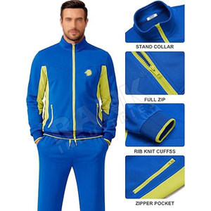 Chaqueta Deportiva Personalizada al por Mayor para Hombre, Conjunto Deportivo para Gimnasio, Fitness, Correr, Chaqueta Cortavientos, Traje de Entrenamiento para Hombre - Product Image 3