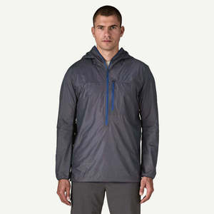 Custom Logo <b>Men's</b> Thin Lightweight <b>Half</b> <b>Zip</b> Windbreaker <b>Jacket</b> Waterproof Hooded Outdoor Sports Running Pullover Anorak Coa - Product Image 1