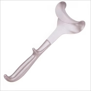 Rétracteur chirurgical Doyen de qualité supérieure en acier inoxydable, lame courbée atraumatique, rétracteur manuel pour tissus abdominaux et pelviens - Product Image 6