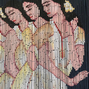 ม่านประตูไม้ไผ่ประดับลูกปัดตกแต่ง สำหรับห้องพักโรงแรม รีสอร์ท วิลล่า ของตกแต่งบ้าน ขายส่ง - Product Image 2