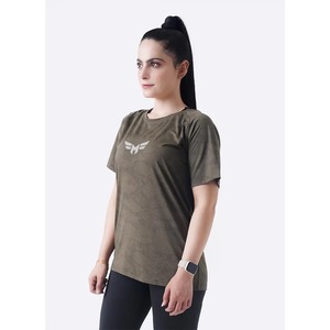 Camiseta Extra Grande de Algodón Premium para Mujer, Camiseta Informal Ligera de Secado Rápido, Camiseta con Estampado Gráfico Atrevido de Estilo Urbano para Mujer - Product Image 6