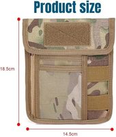 Pochette de voyage multi-poches pour passeport, anti-RFID, organisateur de documents, sac de sécurité à bandoulière