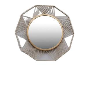 Latest Unique Designer <b>Wall</b> <b>Mirror</b> In Metal For Home Livingroom Hotel Hallway Decorative Use <b>Wall</b> Hanging <b>Mirror</b> - Product Image 1
