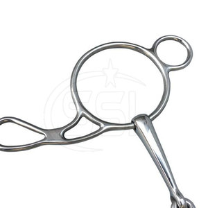 Mors de cheval en acier inoxydable avec finition polie, matériau de haute qualité pour l'équitation quotidienne - Product Image 4