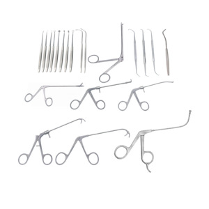 Ensemble d'instruments FESS en acier inoxydable de haute qualité, 21 pièces, pour chirurgie endoscopique des sinus, instruments ORL, certifié CE - Product Image 2