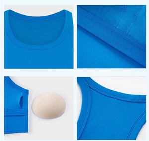 Top Deportivo Corto para Mujer, Transpirable, de Nailon y Spandex, con Espalda Cruzada, para Gimnasio, Fitness, Yoga y Running - Product Image 4