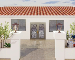 Paneles de Cerca de Acero Personalizados, Cerca de Hierro Forjado para Exteriores, Decorativa para el Hogar, Duradera, Resistente al Óxido - Product Image 3