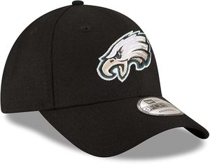Casquette en velours réglable noire New Era Philadelphia, brodée à la machine, en polyester durable, vêtements d'équipe sportive - Product Image 4