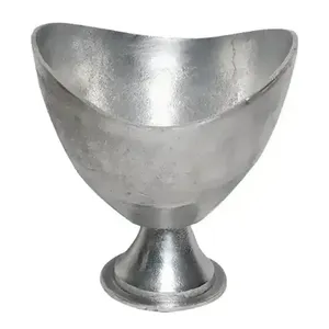 Bol à champagne en aluminium doré avec poignée en forme de tête de renne, pour refroidir les bouteilles, utilisation à la maison et lors de fêtes. - Product Image 5