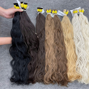 Cheveux vierges vietnamiens ondulés en gros de qualité supérieure – Extensions 100 % vierges idéales pour le décoloration et la teinture personnalisée - Product Image 1