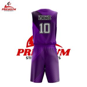 Uniforme de basketball 2026 avec logo imprimé par sublimation, anti-UV, respirant, séchage rapide, évacuation de l'humidité, grandes tailles, broderie, service OEM - Product Image 3