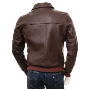 Veste en cuir décontractée pour homme style streetwear jeune – Prix de gros – Vestes en cuir très demandées – Hiver 2026 - Product Image 2