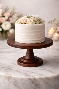 Support à gâteau réglable en bois, écologique et fait main, pour boulangeries et événements - Product Image 2