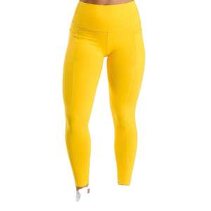 Leggings de fitness pour femmes à taille haute élastique, extensibles dans quatre directions, en Spandex/Nylon, amincissants, pour la gym, l'entraînement et le yoga, avec poche - Product Image 3