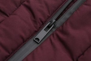 Chaqueta de plumón de alta calidad, chaqueta acolchada para hombre, fabricante profesional, chaqueta con cremallera personalizada para hombre - Product Image 4