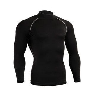 Chemise de compression multifonctionnelle confortable, dernière conception, protection UV, manches longues, écologique, en spandex et polyester, anti-éruption cutanée - Product Image 5