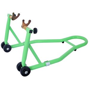 Supporto per moto da 1000LB moto Sport Bike anteriore e posteriore sollevamento forcellone Paddock Stand nero U verde - Product Image 5