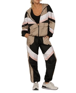 Conjunto Deportivo de Forro Polar para Invierno 2026, de Alta Calidad, con Cordón Ajustable, Chaqueta Cortavientos y Pantalones Jogger, Personalizable con Logotipo, Venta al Por Mayor - Product Image 1