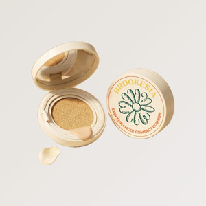 Base de maquillaje compacta xixi foundation Beurukesia Skin Enhancer Glow 1 5 Light Rosy, base de maquillaje en cojín jojo diary, base de maquillaje con tono de piel. - Product Image 5