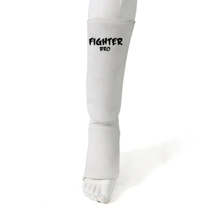 Protège-tibias de karaté légers en coton élastique, protections de tibias pour la boxe et les arts martiaux avec rembourrage EVA, taille personnalisable - Product Image 5