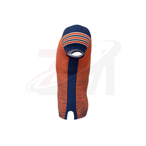 Men's Navy Blue Football <b>Pants</b> With Protective <b>Padding</b> For Adults Polyester Material Sports Wear Customized Brand Name Logo - Product Image 5
