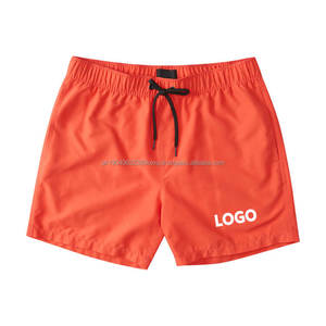 Bañador de talla grande y alto personalizado, bañador azul marino para hombre, pantalones cortos con forro de compresión - Product Image 4