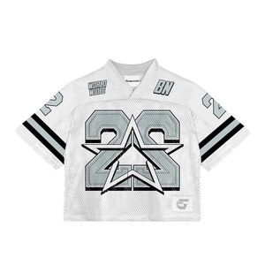 Jersey Deportivo Personalizable OEM de Talla Grande con Malla Transpirable, Impresión de Nombre y Número del Jugador, Venta al Por Mayor, Jersey de Fútbol Americano - Product Image 4