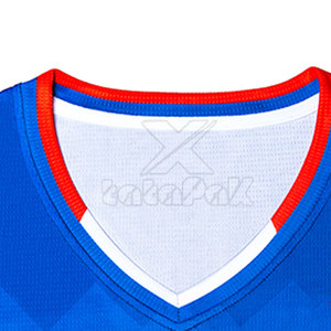 Maillot de basket-ball personnalisable, 100% polyester, durable, de haute qualité, prix d'usine, best-seller, toucher doux, fabriqué au Pakistan - Product Image 3