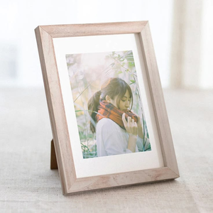 Solid Wood Brown 5" Modern Eco-Friendly Waterproof UV Printing 2 Pack Tabletop Display Photo Frame - Product Image 4