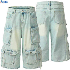 Overol de Mezclilla de Estilo Vintage para Mujer, Marca BOBBIN INDUSTRIES, Cintura Media, Corte Recto, 3/4, con Bolsillos Tipo Cargo, Ecológico y Transpirable - Product Image 4