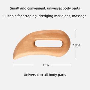 Nuevos productos, herramienta de masaje facial de terapia de madera, masaje de espalda para todo el cuerpo, masajeador de acupuntura de pies Manual de madera - Product Image 3