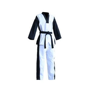 Uniforme de Artes Marciales de Taekwondo y Karate Personalizado con Logotipo, de Poliéster/Algodón, Secado Rápido y Transpirable, Unisex para Adultos, en Oferta - Product Image 1