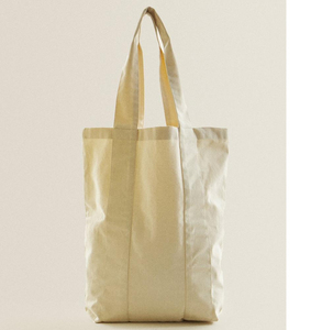 Bolsa de tela moderna personalizada, impresa, 100% algodón, bolsa de compras para mujer, personaliza el diseño del logotipo, bolsa de tela impresa para venta en línea - Product Image 3