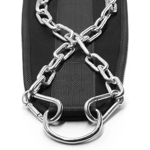 Ceinture de musculation unisexe en néoprène avec protection pour les paumes, boucle à chaîne en acier robuste, respirante et réglable, équipement de fitness - Product Image 6
