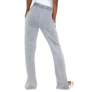 High Quality <b>Women</b> Street Style Acid Wash Jogger Relaxed Fit Cotton <b>Sweatpants</b> OEM Factory Manufacturer for <b>Women</b> breathable - Product Image 2
