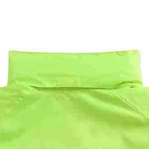 New Stylish Solid Casual Unisex Outdoor Waterproof Breathable Lightweight Hooded Collar <b>Rain</b> Suit With Front Logo - Product Image 6