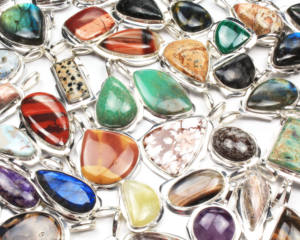 Colgante de Gema Natural para mujer, diseño bohemio elegante para mujer, Collar de plata alemana, venta al por mayor, regalo de América - Product Image 6