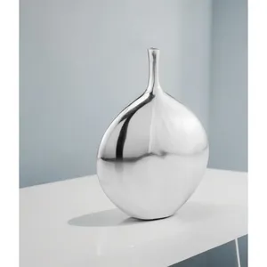 Vase à fleurs décoratif en fer forgé fait main de qualité supérieure, élégant support floral pour hôtels, restaurants gastronomiques, centres de villégiature de luxe, style moderne - Product Image 1