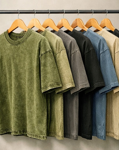 เสื้อยืดคอกลมแขนสั้นทรงปกติ สไตล์สตรีท สำหรับผู้ชาย ผลิตจากผ้าโพลีเอสเตอร์/คอตตอนเทอร์รี่แบบยั่งยืน เป็นมิตรต่อสิ่งแวดล้อม  ปักลายเรียบง่าย - Product Image 2